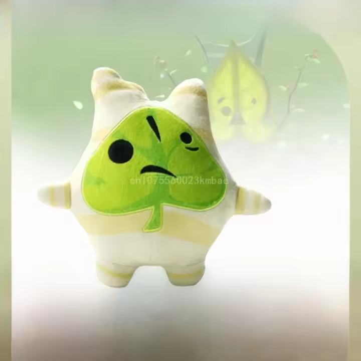 Muñeco De Peluche Korok Zelda Lloros Del Reino 18cm Juguete Suave Para Niños Decoración De Habitación Verde Regalo De Cumpleaños - 1