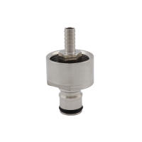 Tapa De Carbonación De Acero Inoxidable Para Botellas De Refrescos PET Y Cerveza Casa Con Barbacoa De 5/16" Tipo Ball Lock - details 3