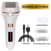 Lima Eléctrica para pies para durezas, removedor de callos Eléctrico para pedicura, potente Lima profesional recargable con 2 rodillitos Abrasivos, resistente a Agua IPX7. - details 0