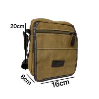 MEJORADA bandolera con solapa para hombre,material de lona fuerte duradero.MEDIDA 20×16×8CM - details 12