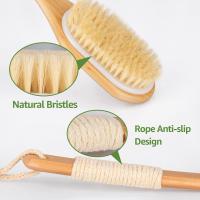 Pelo de Baño de Madera de 46 cm with Mango Largo, Pelo de Ducha Cerdas Naturales, Pelo de cortado Largo - details 0