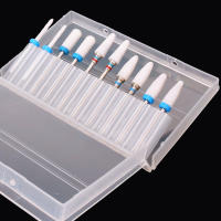 10pcs Bits De Uñas De Cerámica Para Acrílico 3/32 Extensión De Uñas Profesional Para Banda Eléctrica De Uñas Cristal - details 3