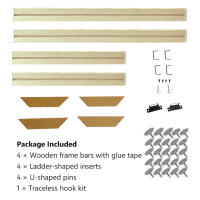 Marco De Madera Para Pintura En Lienzo Tamaño Personalizable 40x80 50x100 60x120 Cm Marco Para Fotos Y Pinturas De Aceite - details 4