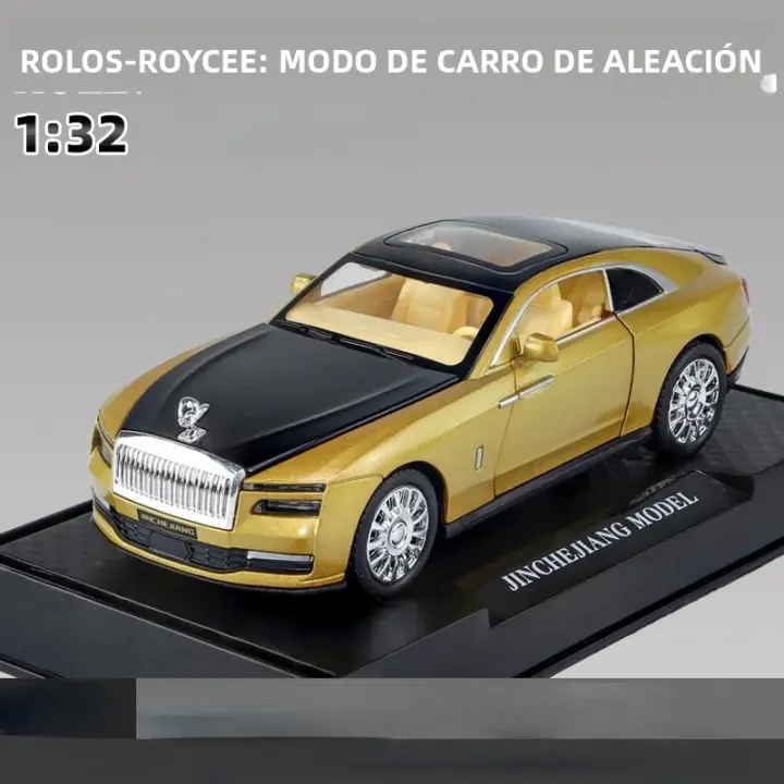 Coche De Juguete Rolls Royce SPECTRE 1:32 Con Sonido Y Luz Aleación De Metal Regalo Para Niños Colección A848 - 1