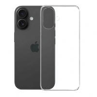 Funda + Protector Cristal Vidrio Templado Opcional Compatible Con iPhone 16 6.1 Carcasa Básica, Foroo Gel TPU Silicona Líquida Mate Suave Flexible, Ligera, Color Negro Transparente, Ajuste Perfecto, Acceso Conectores, Case Meloenvias mle18 - details 2