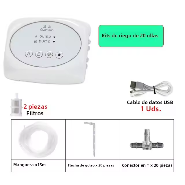 Controlador De Riego Inteligente WiFi Para Jardín Sistema De Rociado Automático Con Timer De Agua Control Por Móvil - 1
