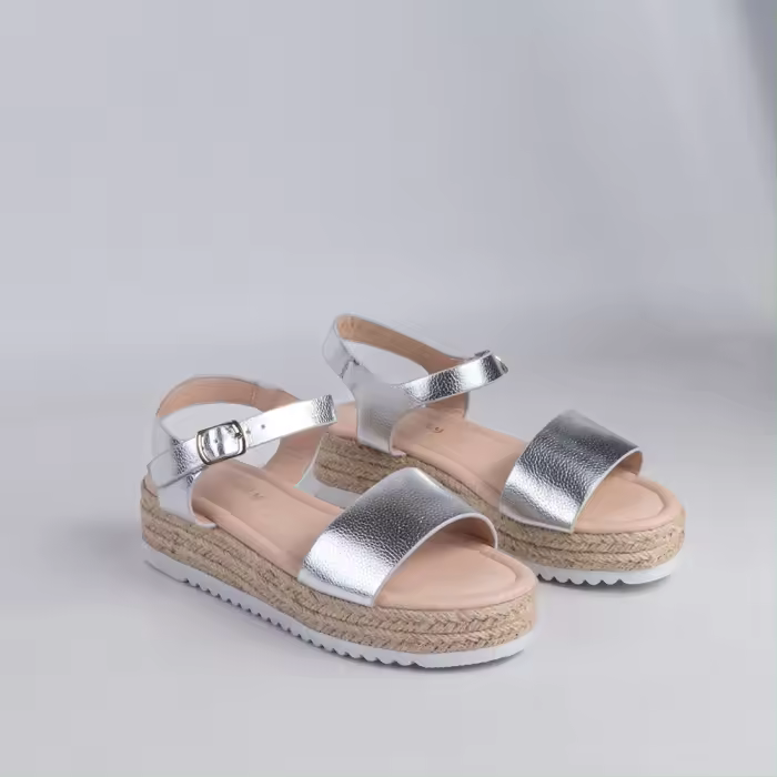 SANDALIA NIÑA PLATA 26987 - 1