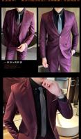 Traje De Boda Italiano Estilo Nuevo 6XL Para Hombre Conjunto De 3 Piezas (Chaleco + Chaqueta + Pantalones) Moda Negocios Formal - details 15