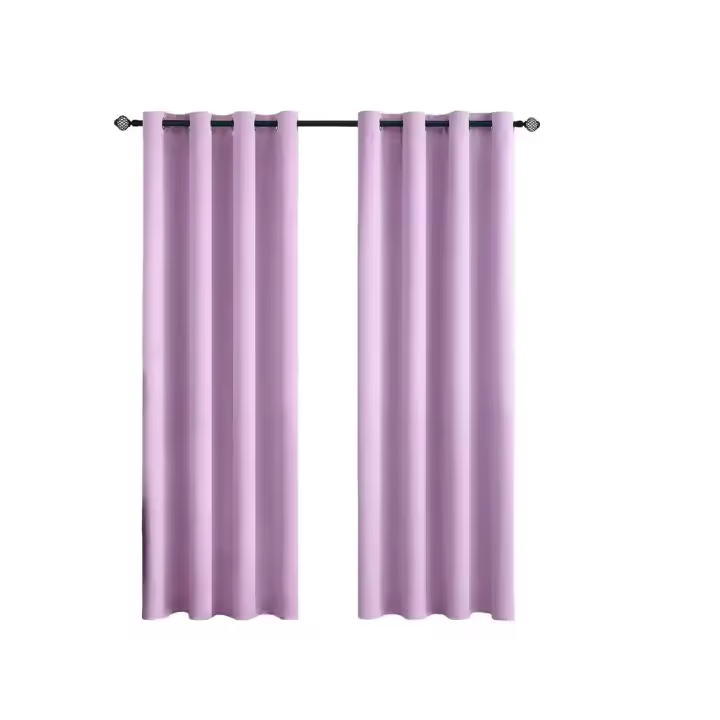 Cortinas de Tela Lisa de 140x260cm, Cortina Semi Transparente, con 13 Colores Disponible, material 100% Poliester de Calidad y Resistencia, Cortina Para Salón Dormitorio y Oficina, Modern Decorative, envío desde España. - 1