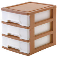 Gabinete de almacenamiento type Cajón de escritorio Azul Oscuro Caja de almacenamiento de papelería de Oficina de estilo europeo Caja de Organización de artículos Pequeños - details 0