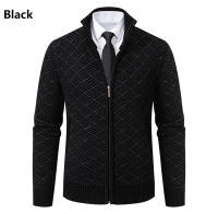 Chaqueta De Punto Para Hombre Con Capucha Y Cierre Completo De Fleece Grueso Abrigo De Otoño E Invierno Ropa Aislada Casual - details 6