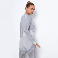 NCLAGEN Leggings De Yoga Para Mujer Cintura Alta Sin Costuras Transpirables Malla Deportivas Para Gimnasio Running Y Yoga - details 13