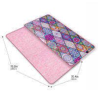 Toalla De Playa De Microfibra HiTurbo Secado Rápido Tamaño Grande 35x71 Pulgadas Toalla De Piscina Super Absorbente Bohe Impresión - details 1