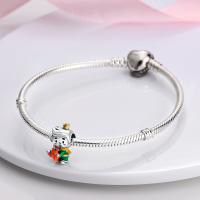 Encantos De Pareja De Niño Y Niña Platinados Con Circonia Para Pulsera O Collar Joyería Para Mujer Pendiente Clásico De Moda Vintage Romántico - details 24