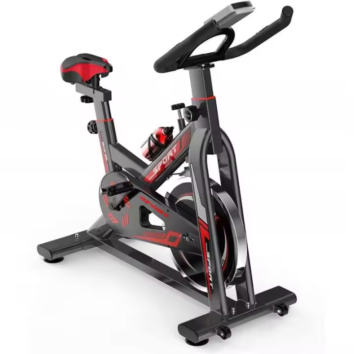 Clover Fitness Bicicleta indoor Tributo 3.0, bicicleta estática para casa con volante de 18kg - 1