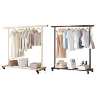 LUTODY - Perchero Pie de Burro Rueda Giratoria con Estante - Multifuncional para Organizar Zapatos, Bolsos y Accesorios - Ideal zapatero para Salón, Dormitorio, Sala de estar, Recibidor y Entrada - details 0