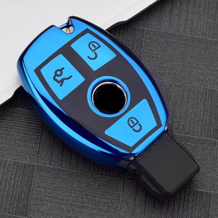 Funda De Llave De Coche Suave TPU Para Mercedes Benz a B G R Class GLA GLK W176 W204 W251 W463 Accesorios De Caucho Para Llaves De Radio - 1