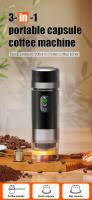 Máquina de café portátil 3 en 1 con manual, cápsulas de y café molido. Compacta y conveniente para uso en casa o viajes.Cafetera portátil Máquina de espresso Prensa manual Cápsula de café molido Portátil para viajes y picnic - details 1