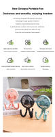 Ventilador Portátil USB Para Escritorio Plegable Multifuncional Pequeño Y Silencioso Para Verano Para Carrito De Bebé Y Uso Doméstico Estilo Octopus - details 1