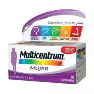 Multicentrum Mujer Multivitamínico 90 Comprimidos - 1