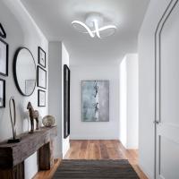 Lámpara de techo Modern LED, lámpara de techo con diseño en Espiral, accesorio de iluminación de techo, adecuada para pasillo, pasillo, entrada, Blanco - details 1