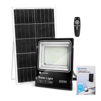 Foco proyector LED solar con mando a distancia,300W,6500K luz blanca.Resistente al agua IP66.Perfectos para interior y exterior jardín,patios,caminos o garajes, aigostar - details 0