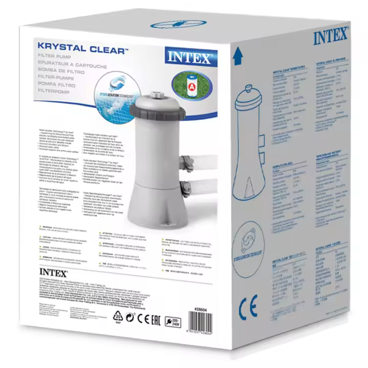 INTEX 28604 - Depuradora cartucho Filtros tipo A, 2.006 l/h - 1