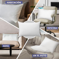 EasySpeed Almohada Microfibra 70 cm 80 cm 90 cm Fibra Sintética Esponjosa Esterilizada, Relleno Firmeza Media, Adaptable, Transpirable, Lavable a Mano o Máquina, No se deforma, Color Blanco - details 4