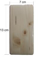Quemador de palo Santo natural de Madera  maciza barnizada, soporte de acero inoxidable. Armoniza espacios. Lala´s Candels - details 3