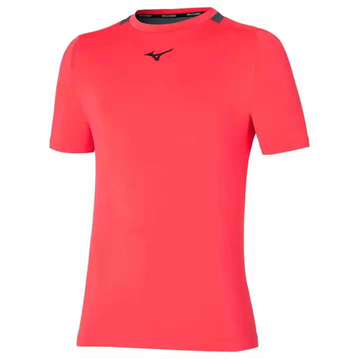 Camiseta de Manga Corta Mizuno  para hombre en color rosa - 1