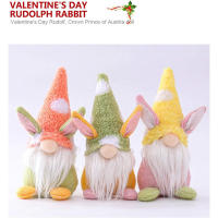 3 elfos de Pascua con huevos de Pascua, decoración de interiores para la primavera - details 0
