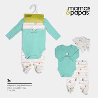 Ropa infantil de otoño para mamá y bebé, camiseta de manga larga con estampado de dibujos animados para el hogar, caja de regalo de cinco piezas de colores combinados - details 21