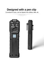 Linterna LED De Banda Larga COB Magnética Recargable USB Con 4 Modos De Iluminación Torcha De Emergencia Lámpara De Reparación Con Gancho - details 10