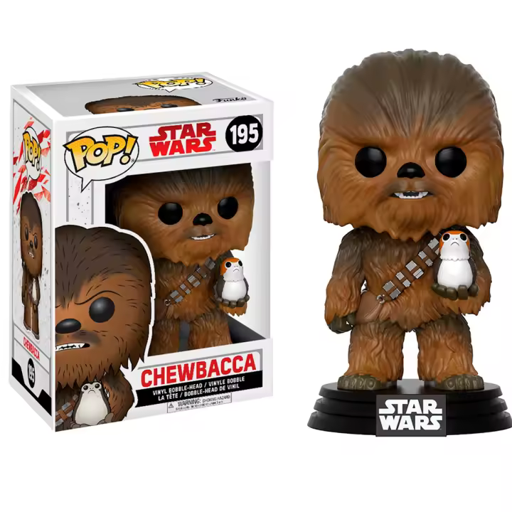 Funko Chewbacca Porg Last Jedi Los Ultimos JEdi     Star Wars  Funko Pop Vinyl - 1