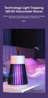 Lámpara Repelente De Mosquitos Portátil Con Conector USB Trap Zapper Eléctrico Anti-Insectos Silencioso Para Exteriores - details 5