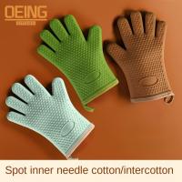 Nueva mano hornear Guantes De silicona Horno microondas hornear Cocina anti-escaldadura antideslizante silicona barbacoa Horno olla titular - details 1