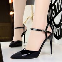 Sandalias De Tacón Alto Para Mujer 11 Cm Metálico Gris Con Tirantes De Tobillo Y Punta Redonda Para Boda Fetiche Noche Club Oro Oficina Zapatos Clásicos Con Plataforma Y Cierre De Hebilla - details 25