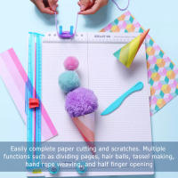 KW-trio 13095 Trimmer De Papel Herramienta De Marcado 7 En 1 Cortadora De Papel Para Manualidades Y Scrapbooking Con Hojas De Corte Y Marcado - details 0