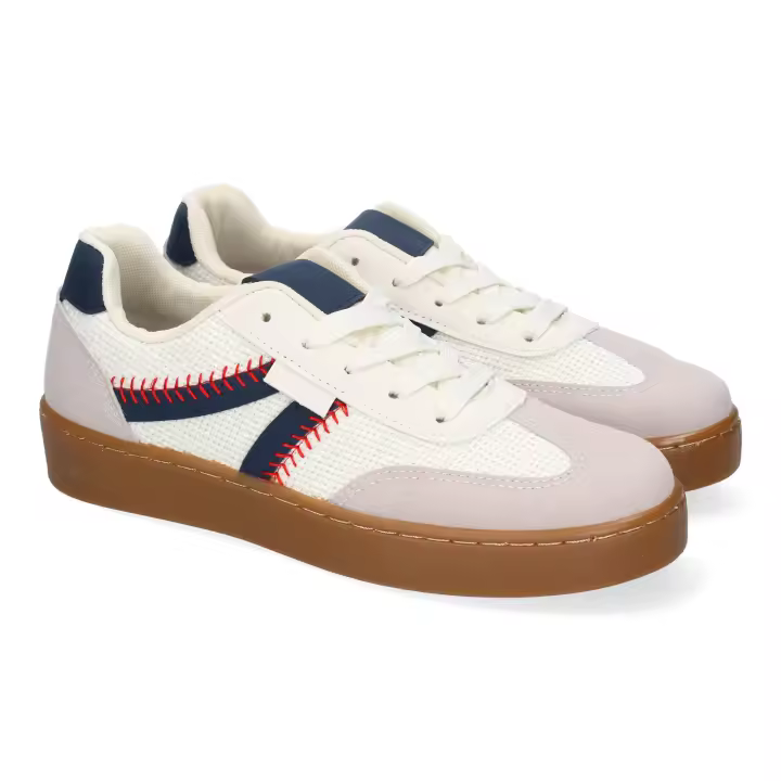 Deportivas cómodas para mujer casual color beige AD-5237 - 36 - 1