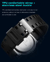 Reloj Deportivo Militar Para Hombre SANDA Dual Display Pantalla Analógica Y Digital Resistente Al Agua Luz Luminosa Alarmas Relogio Masculino 3129 - details 20