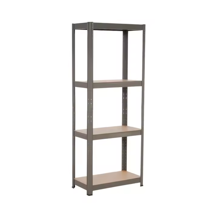 Estantería Metálica Modular con 4 Baldas Ajustables | Thinia Home | Estantería Uso Doméstico | Estantería Multiusos | Dimensiones 148x60x30cm | Aguanta hasta 240Kg - 1
