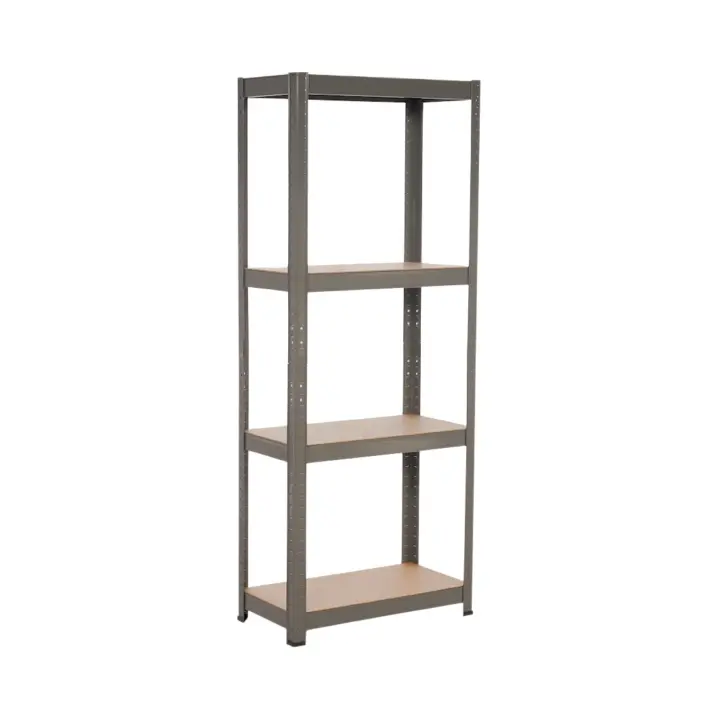 Estantería Metálica Modular con 4 Baldas Ajustables | Thinia Home | Estantería Uso Doméstico | Estantería Multiusos | Dimensiones 148x60x30cm | Aguanta hasta 240Kg - 1