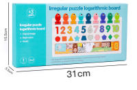 Juego De Pesca De Formas Montessori En Madera Bloques De Construcción Para Niños Educativo Jigsaw De Conteo Y Matemáticas - details 24