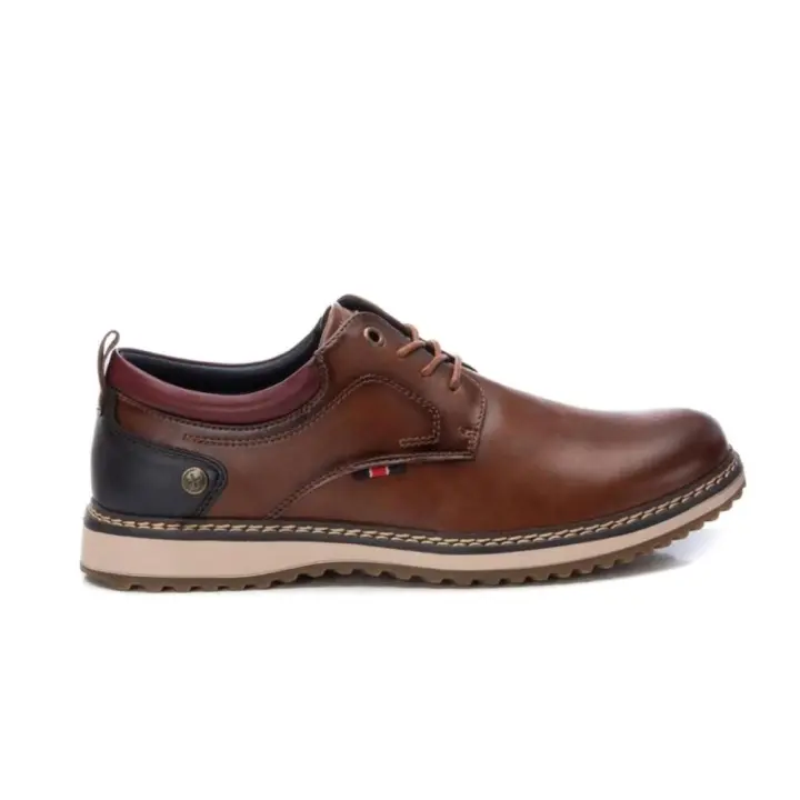XTI 142930 Zapatos blucher para hombre en marrón de piel vegana - 1