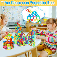 Juego De Construcción Magnético Educativo STEM De Mediana Tamaño Bloques Duraderos De Color Vibrante Regalo De Aprendizaje Ideal - details 2