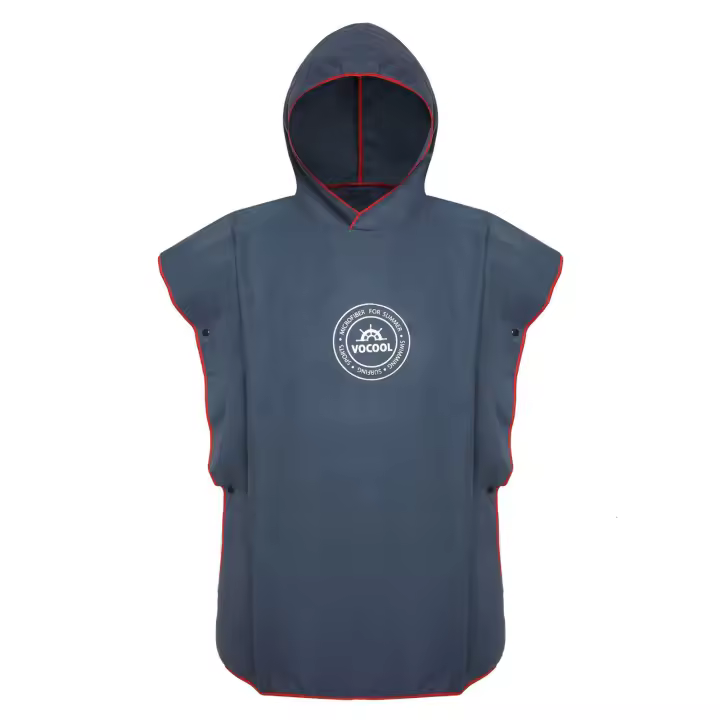 Toalla De Baño Con Capucha Para Niños Secado Rápido Poncho De Baño Para Playa Y Piscina Toalla De Cambio - 1
