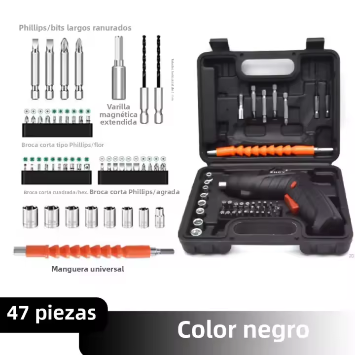 Mini Destornillador Eléctrico Sin Cable Para Mantenimiento Doméstico Y Reparación Con Batería De Litio 500mAh Voltaje 3.6V Torque Máximo 3.5 - 1