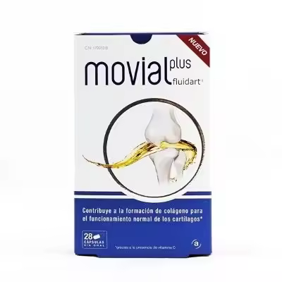 Actafarma MOVIAL PLUS FLUIDART 28 Cápsulas de Colágeno Hidrolizado con Granada y Vitamina C - 1
