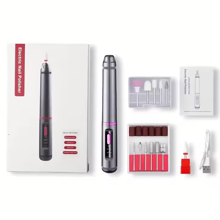 Set Profesional De Taladro Para Uñas Con 12 Cabezas Wireless Eléctrico Para Manicura Herramienta De Arte De Uñas Accesorios De Taladro De Uñas - 1