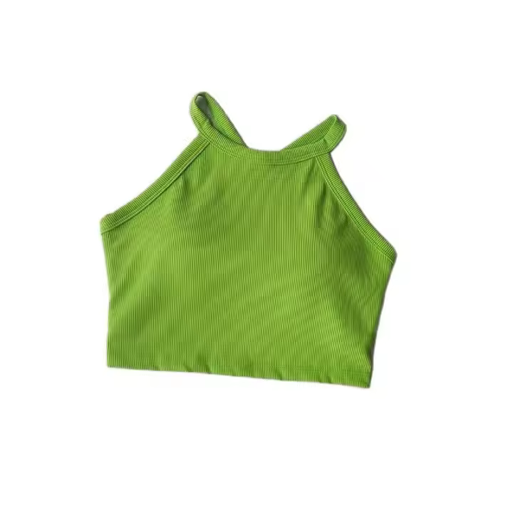 Nueva Sports Bra 2024 Para Mujer Con Almohadillas Fijas Antigolpes Running Exterior Yoga Ropa De Gimnasio Top Deportivo Transpirable Nylon Spandex - 1